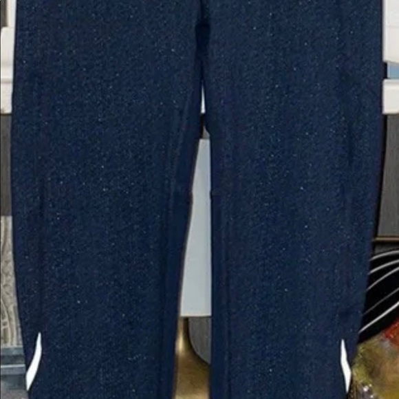 Sweaty Betty The Zero Gravity 7/8 Leggings in Blue Shimmer-NWOT, Size small - Picture 5 of 7